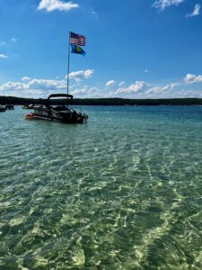 South Higgins lake beach is one of the great Michigan Camping spots
